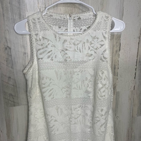 Lauren Ralph Lauren White Lace Eyelet Dress Lined size 6 NWT Coastal‎ Cowgirl - Picture 3 of 10